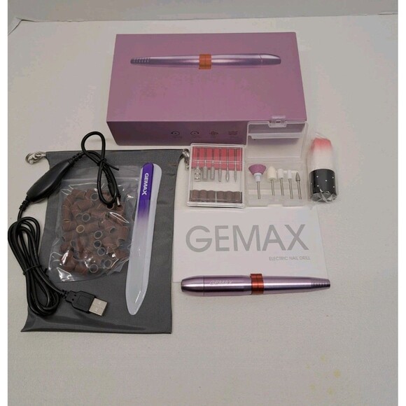 Gemax Other - Gemax Portable Electric Acrylic Nail Drill - Manicure - Glass nail File New*